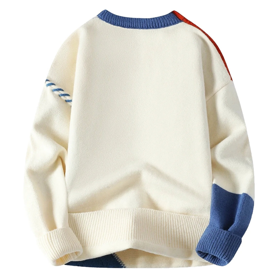 Frederik | Hyggelig Patchwork-Pullover