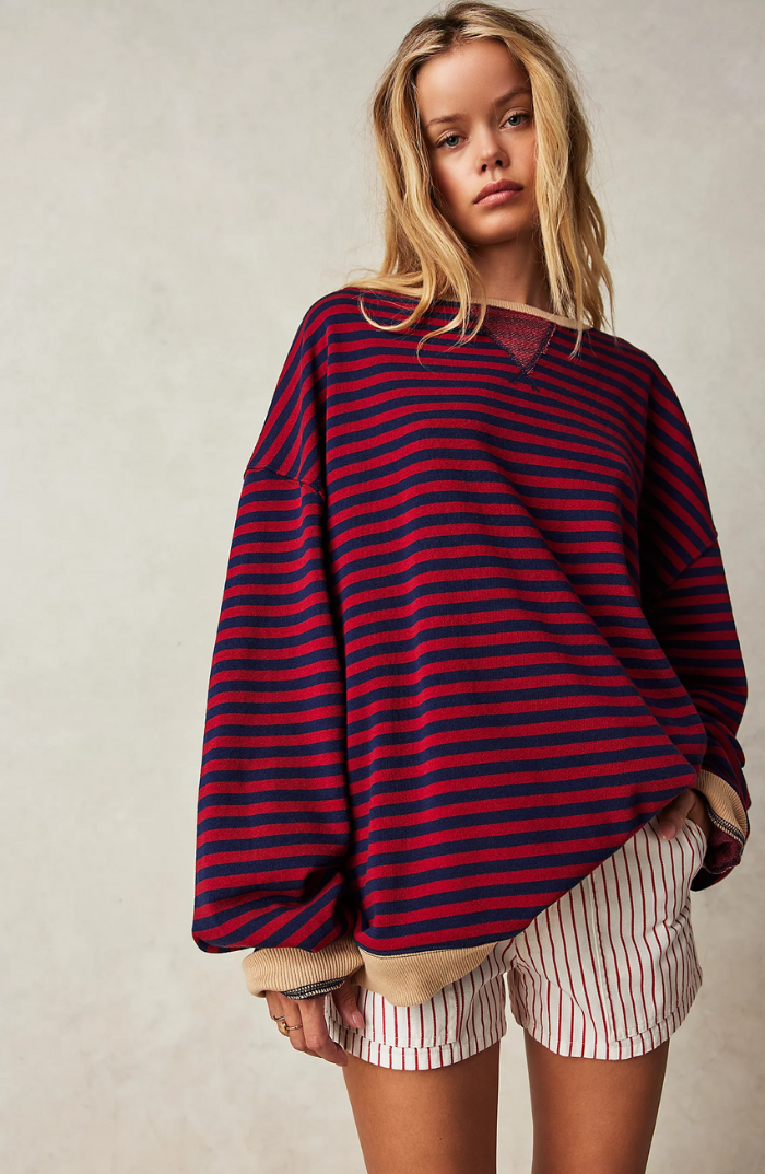 Mana | Stribet Pullover