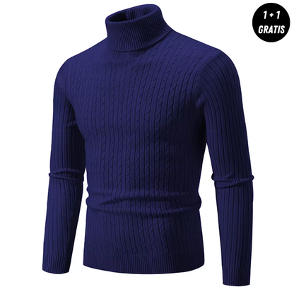 Enzo | Warmer und eleganter Rollkragenpullover – JETZT 1+1 Gratis!