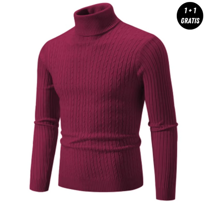 Enzo | Warmer und eleganter Rollkragenpullover – JETZT 1+1 Gratis!