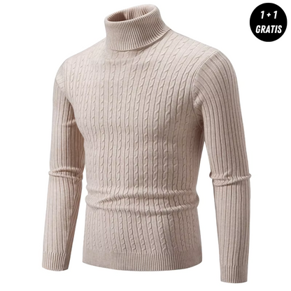 Enzo | Warmer und eleganter Rollkragenpullover – JETZT 1+1 Gratis!