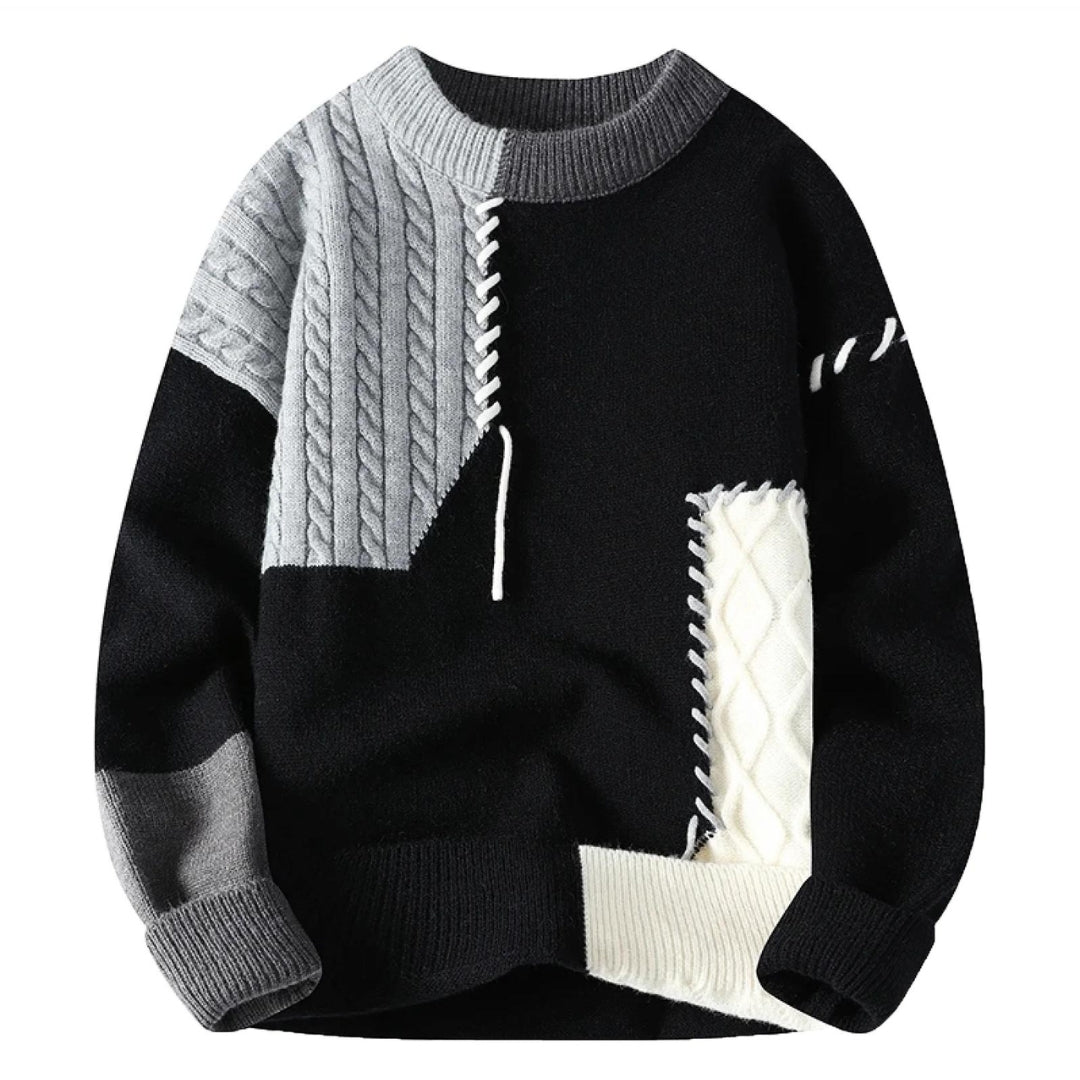 Frederik | Hyggelig Patchwork-Pullover