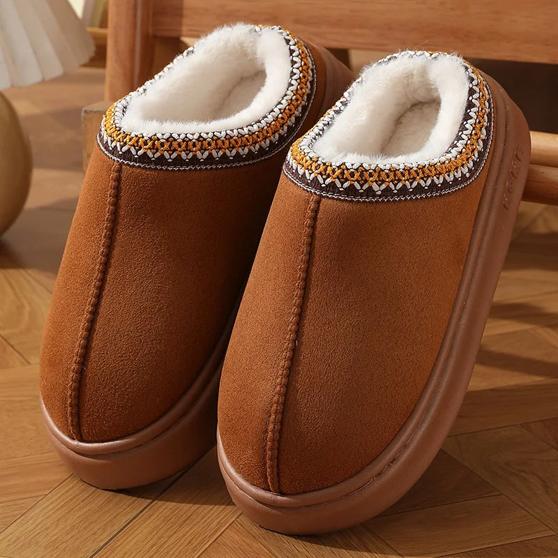 CozyCloud Plush Slippers