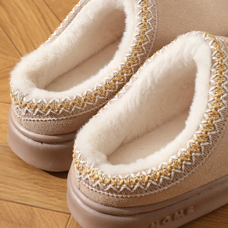 CozyCloud Plush Slippers