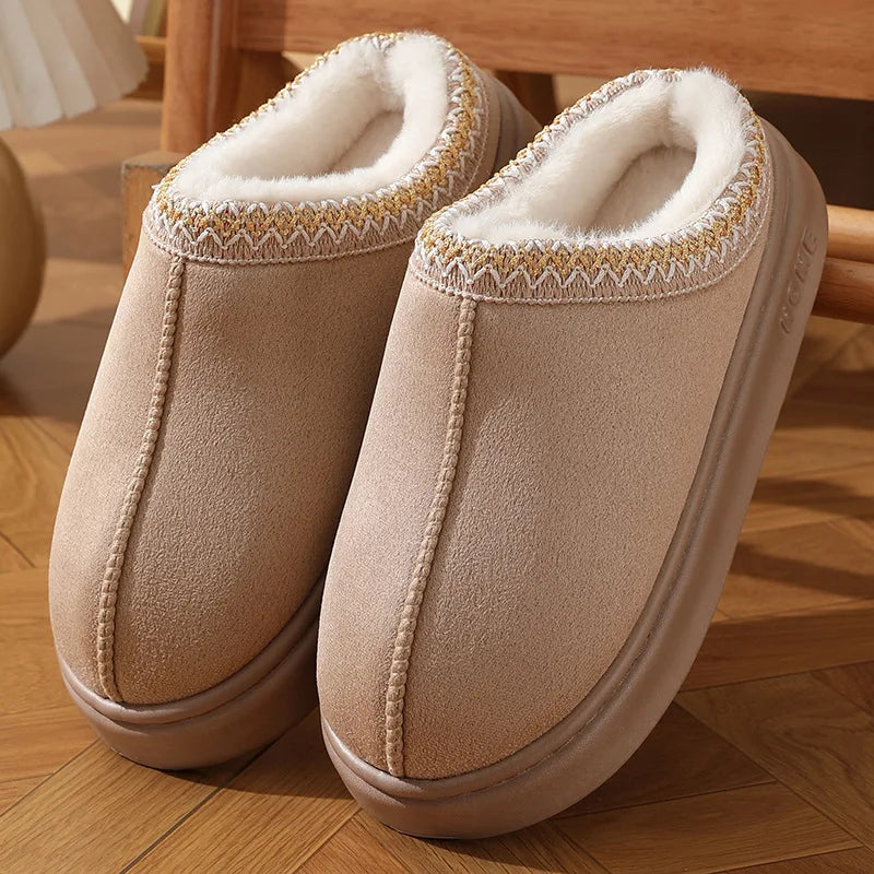 CozyCloud Plush Slippers