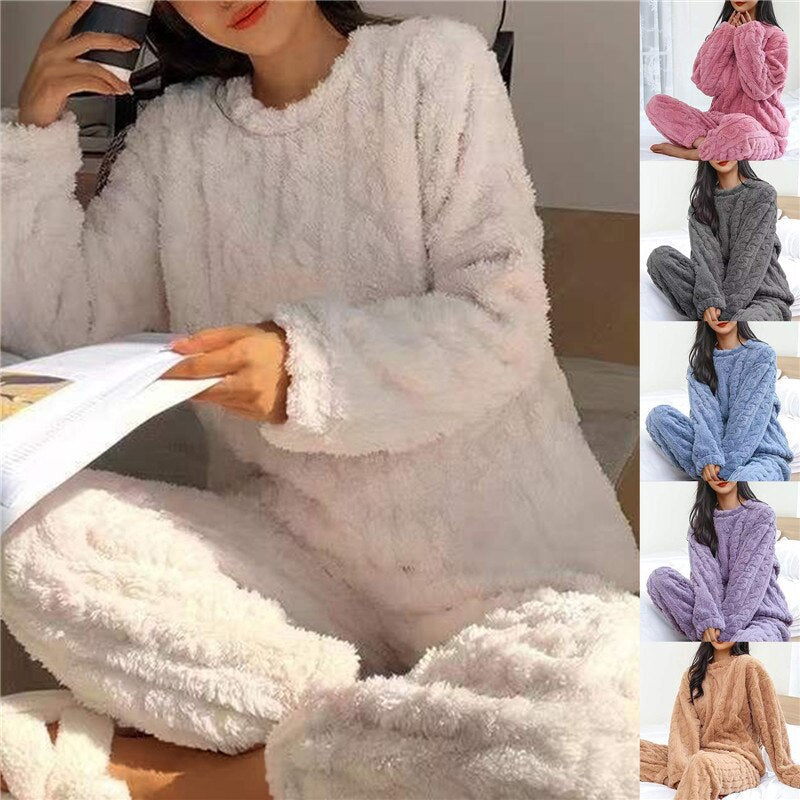 Patricia - Fleece-Pyjama für Damen