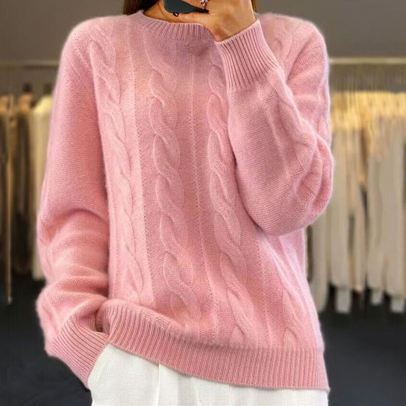 Nathalie | Hyggelig Strikket Sweater